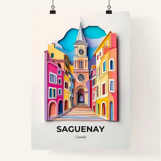 Vivid Saguenay, Canada, Colorful Poster