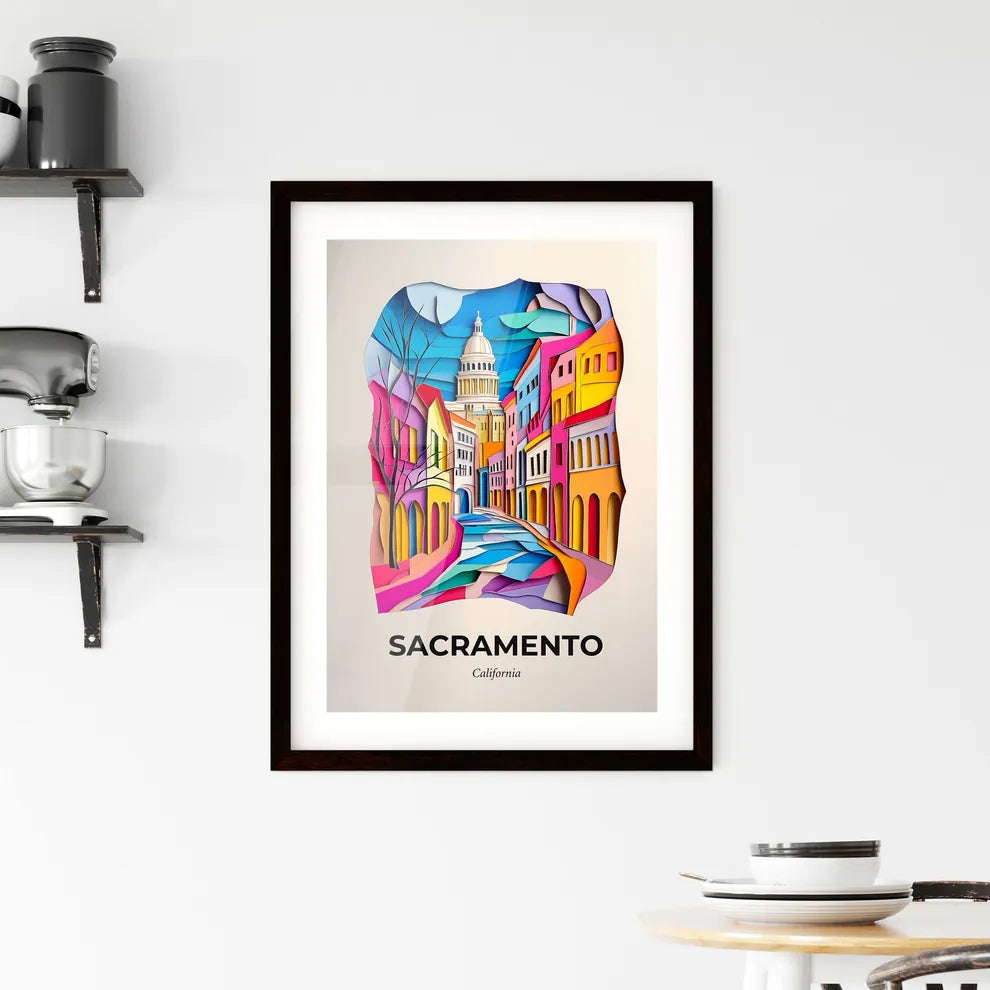 Vivid Sacramento, California, Framed Wall Art