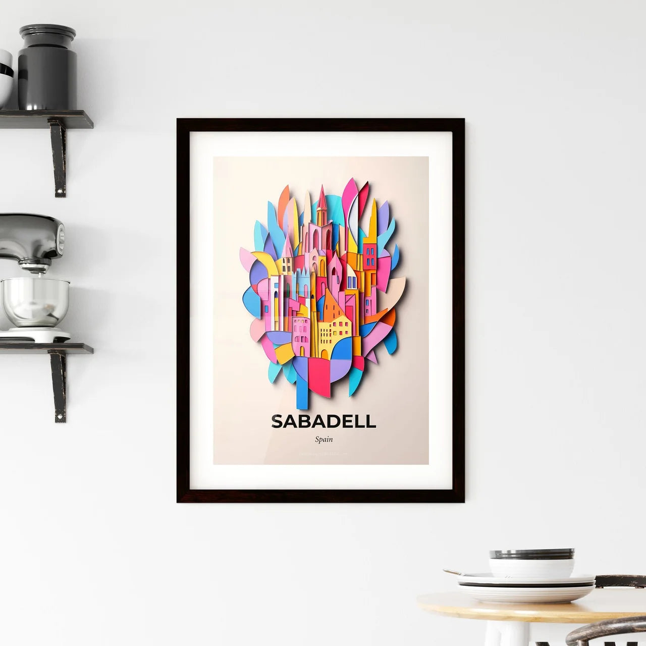 Vivid Sabadell, Spain, Framed Wall Art