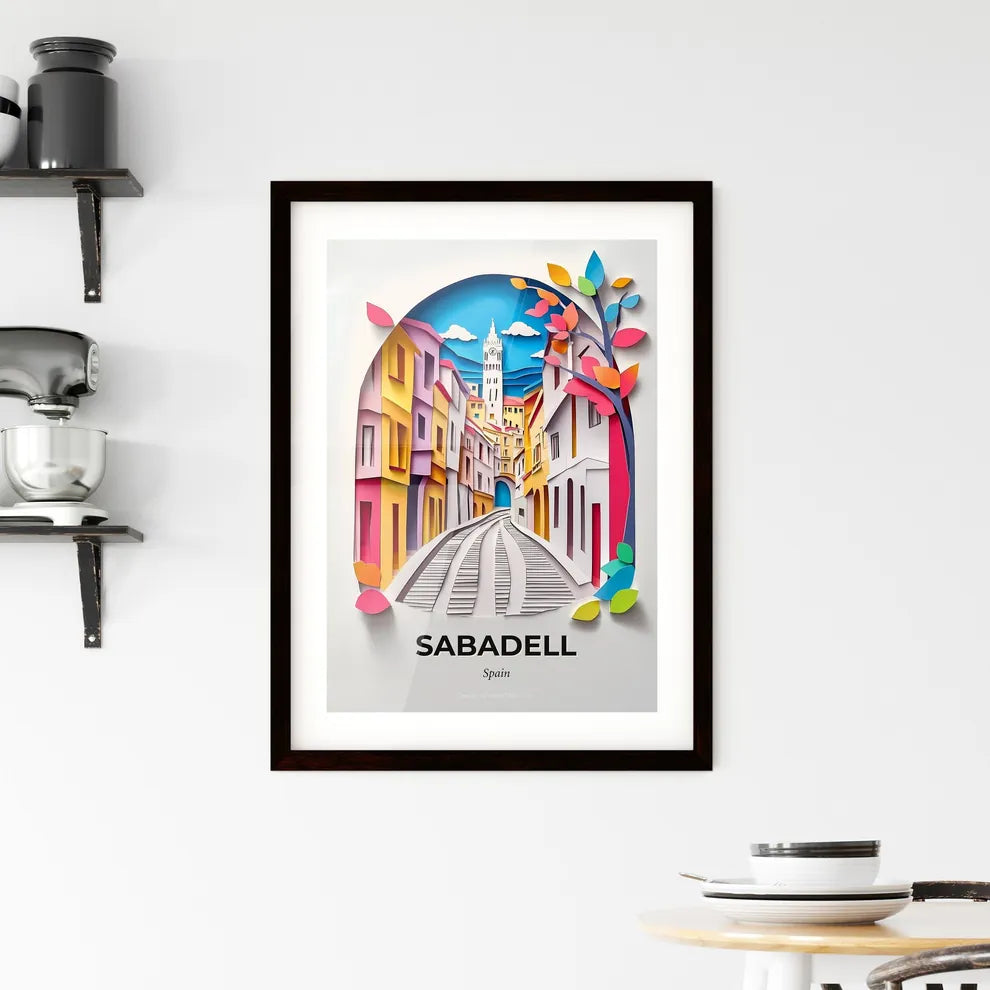 Vivid Sabadell, Spain, Framed Wall Art