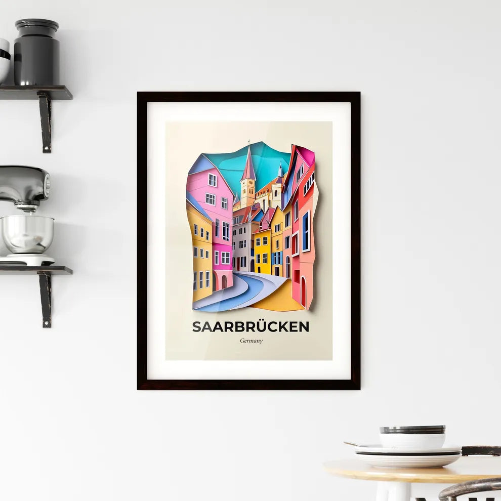 Vivid Saarbrucken, Germany, Framed Wall Art