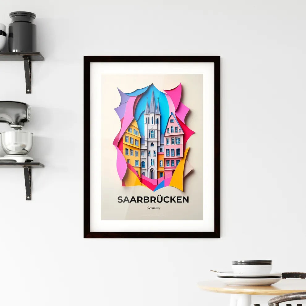 Vivid Saarbrucken, Germany, Framed Wall Art