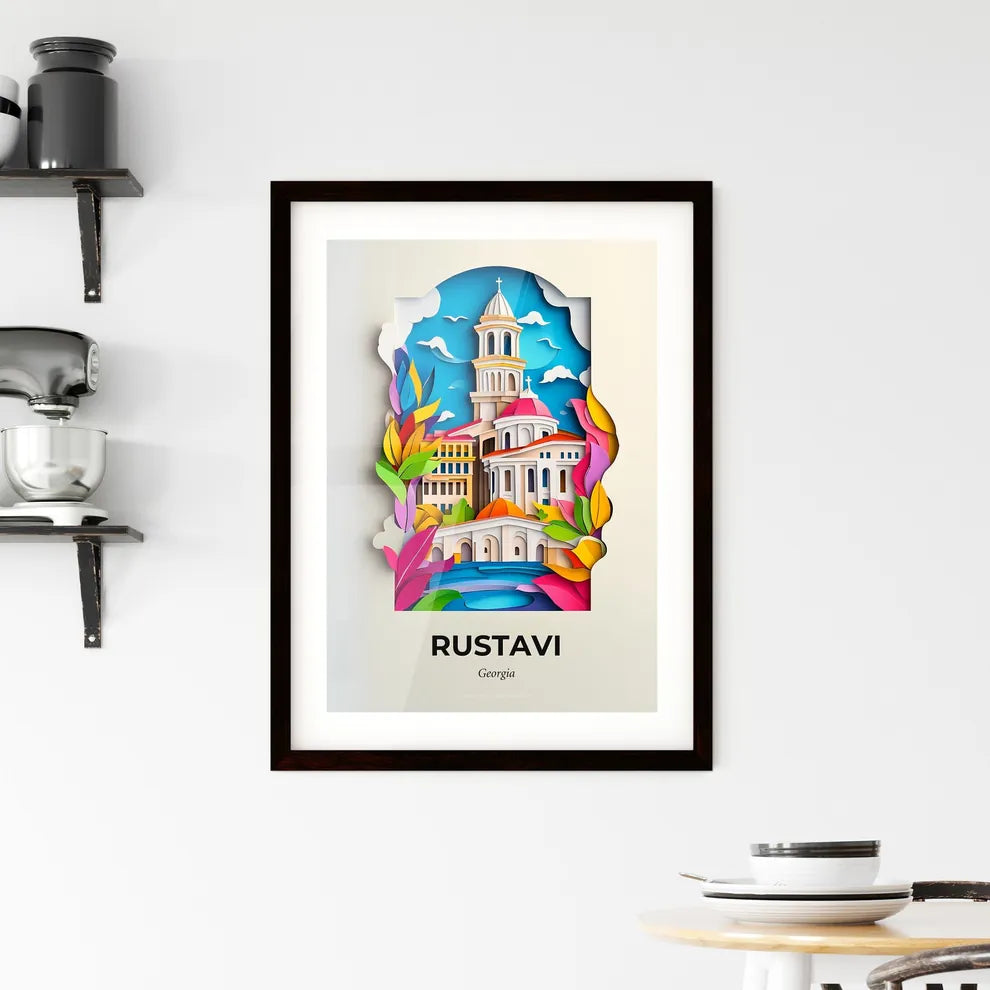 Vivid Rustavi, Georgia, Framed Wall Art