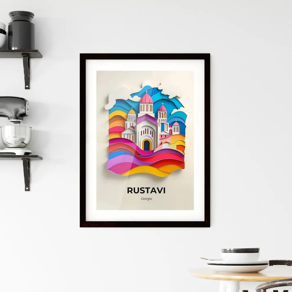 Vivid Rustavi, Georgia, Framed Wall Art