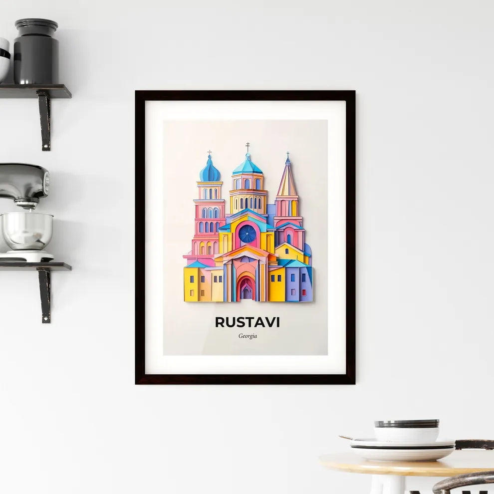 Vivid Rustavi, Georgia, Framed Wall Art