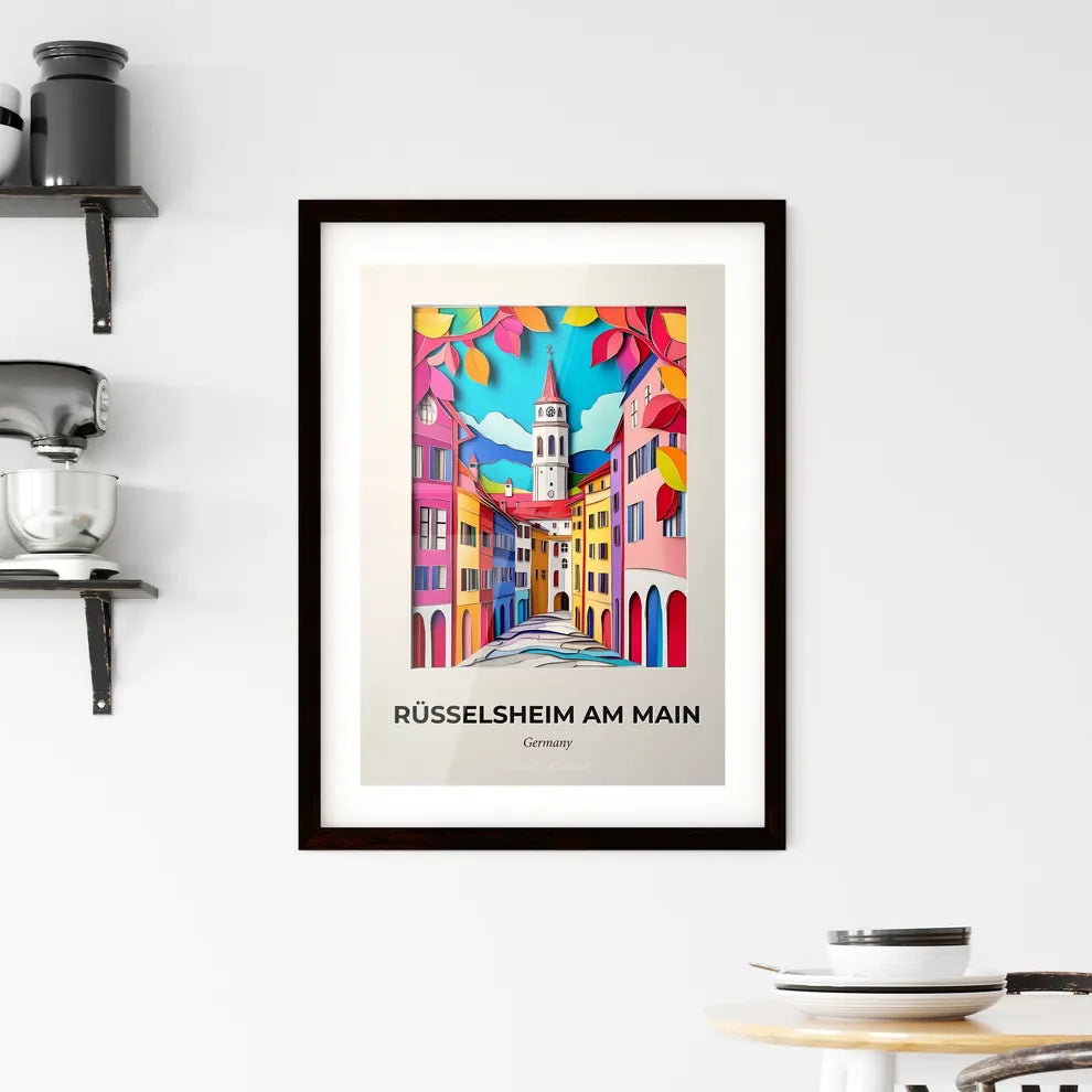 Vivid Russelsheim am Main, Germany, Framed Wall Art