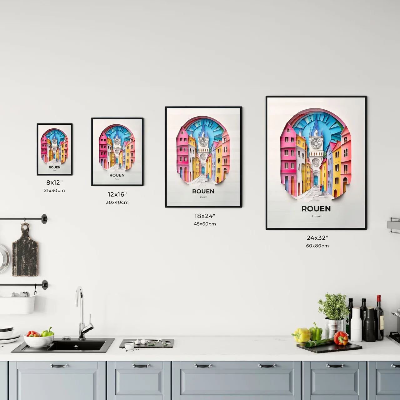 Vivid Rouen, France, Kitchen Art