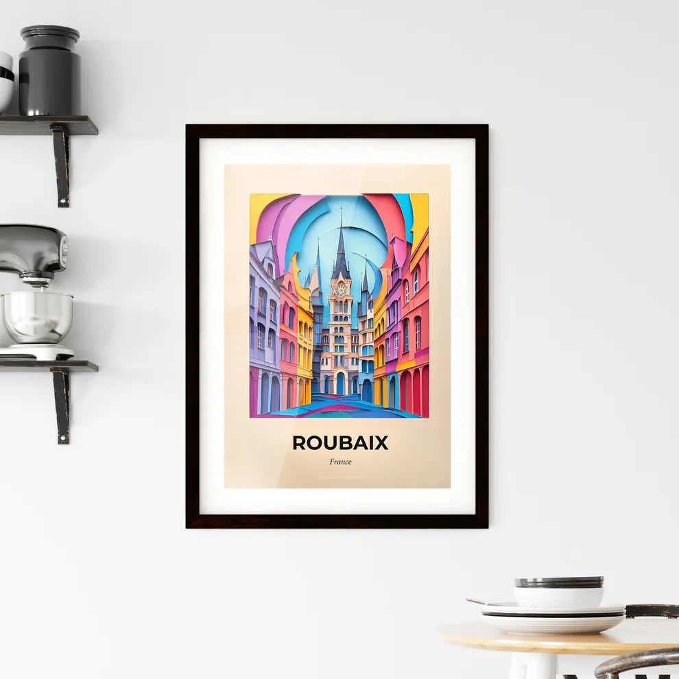 Vivid Roubaix, France, Framed Wall Art