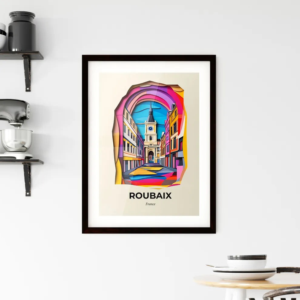 Vivid Roubaix, France, Framed Wall Art
