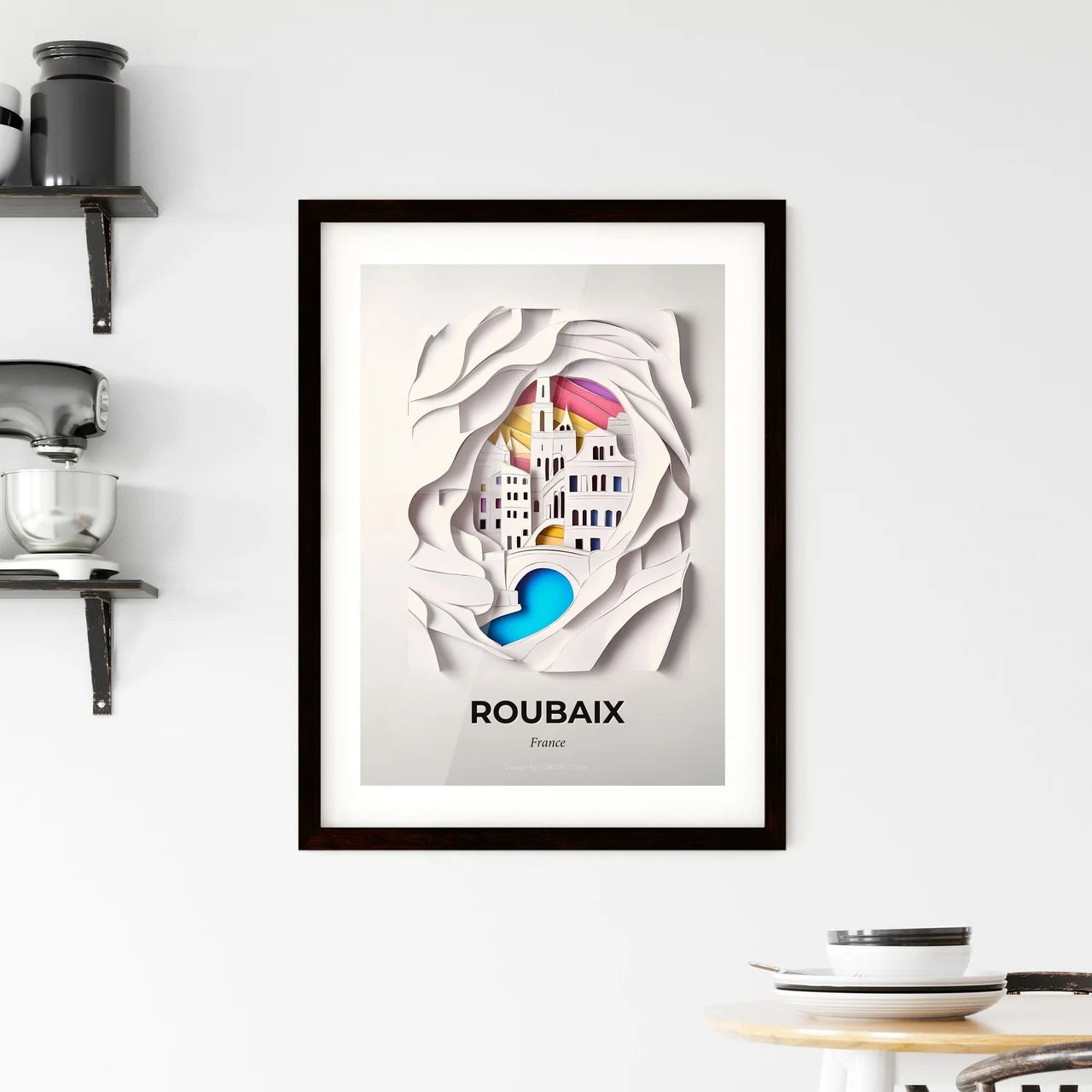 Vivid Roubaix, France, Framed Wall Art