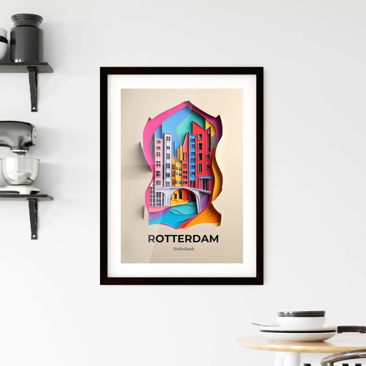 Vivid Rotterdam, Netherlands, Framed Wall Art