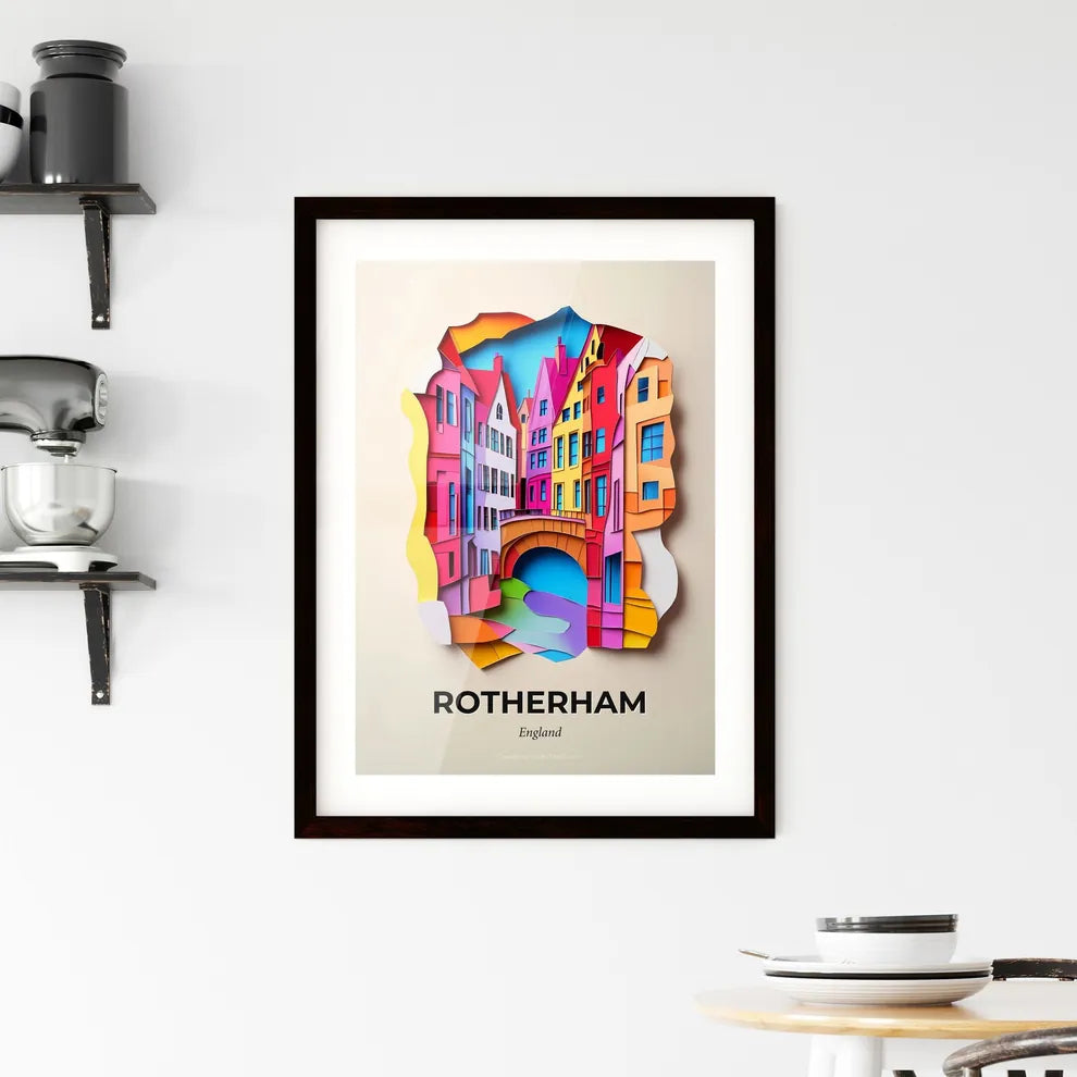 Vivid Rotherham, England, Framed Wall Art