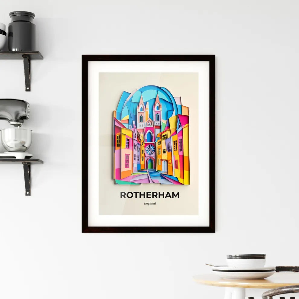 Vivid Rotherham, England, Framed Wall Art