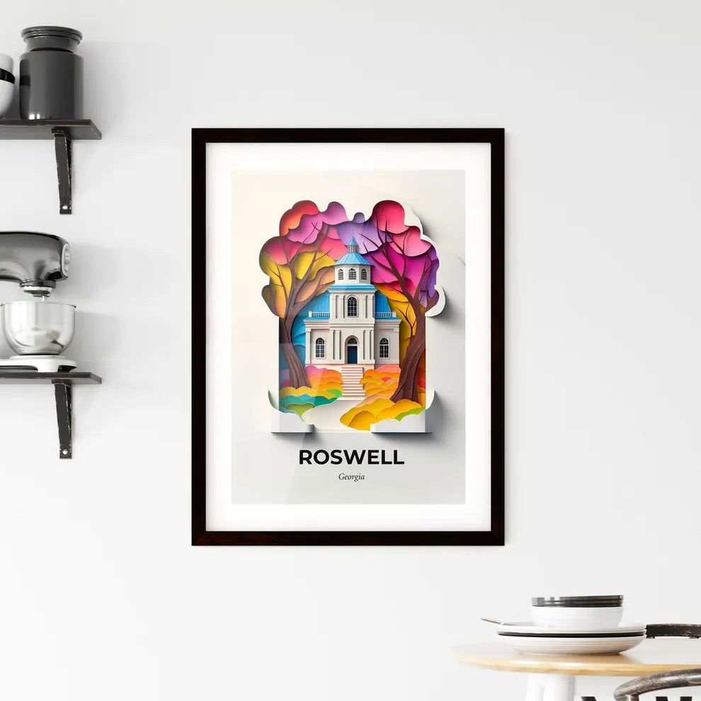 Vivid Roswell, Georgia, Framed Wall Art