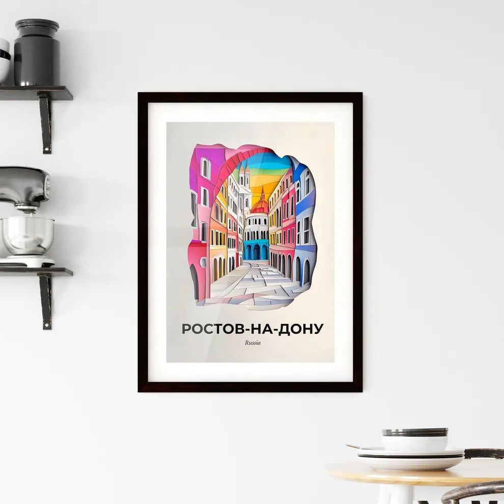 Vivid Rosto, Framed Wall Art