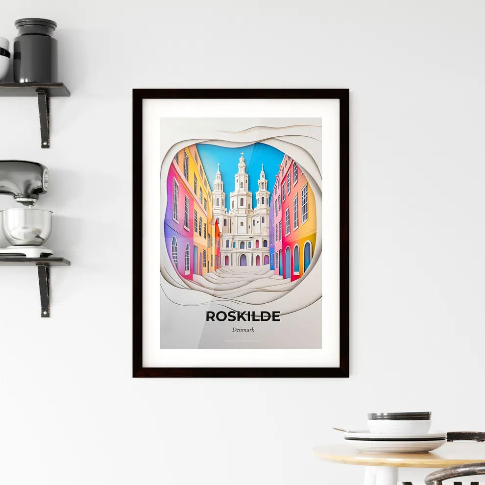 Vivid Roskilde, Denmark, Framed Wall Art