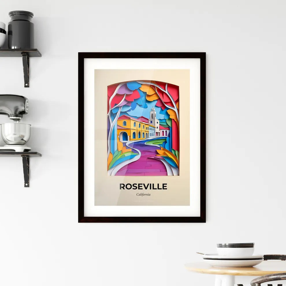 Vivid Roseville, California, Framed Wall Art