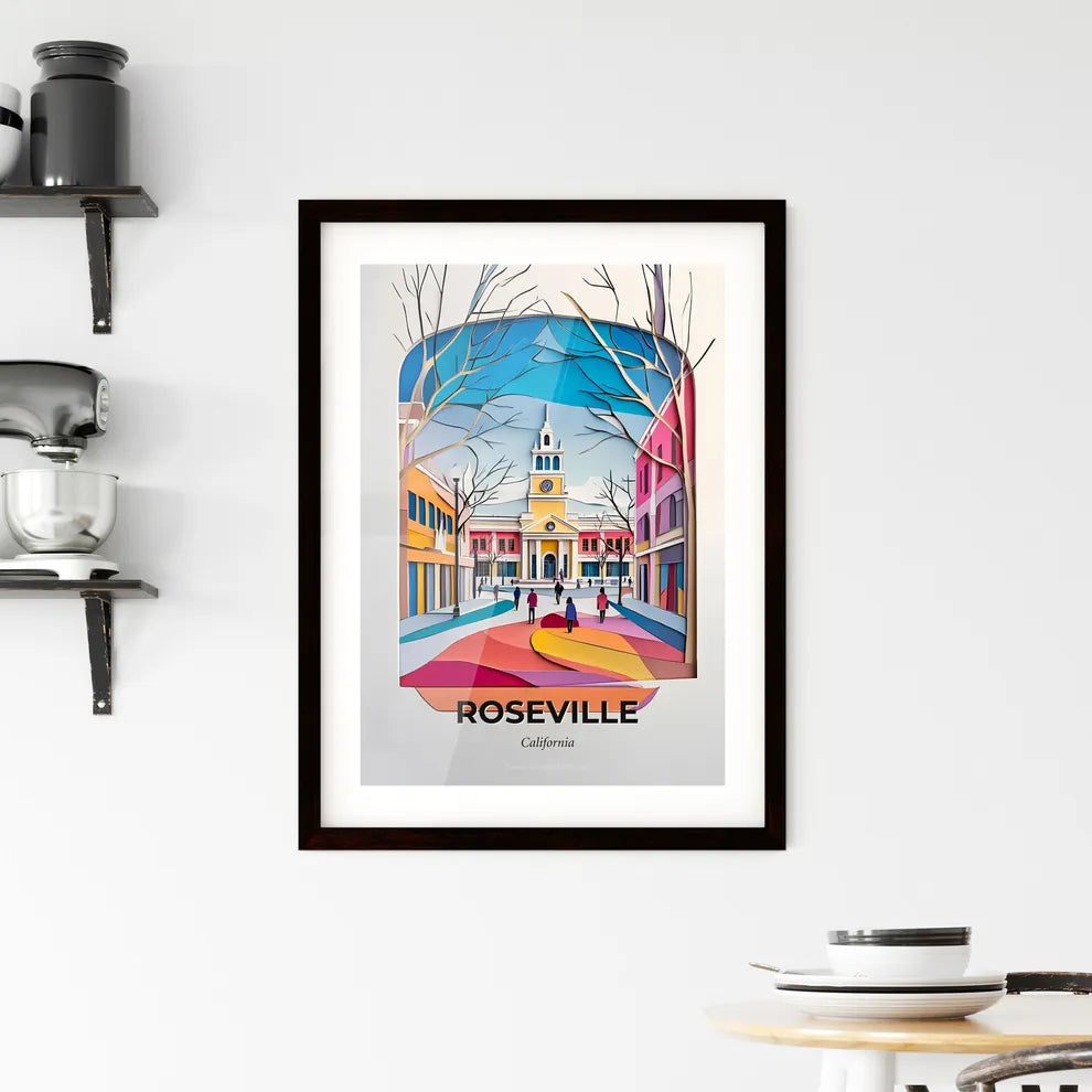 Vivid Roseville, California, Framed Wall Art