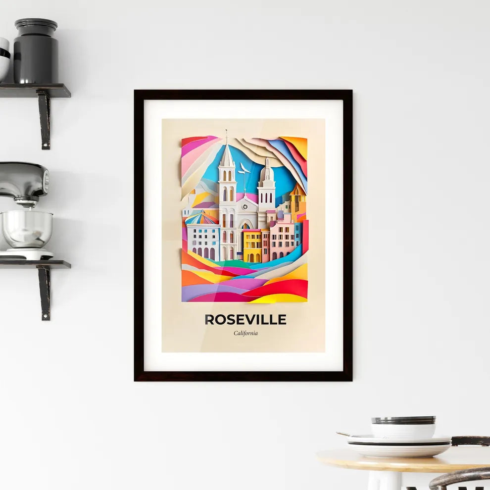 Vivid Roseville, California, Framed Wall Art