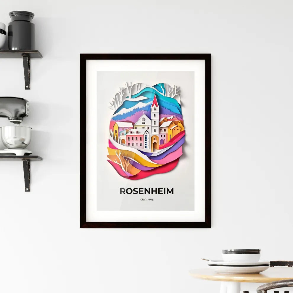 Vivid Rosenheim, Germany, Framed Wall Art