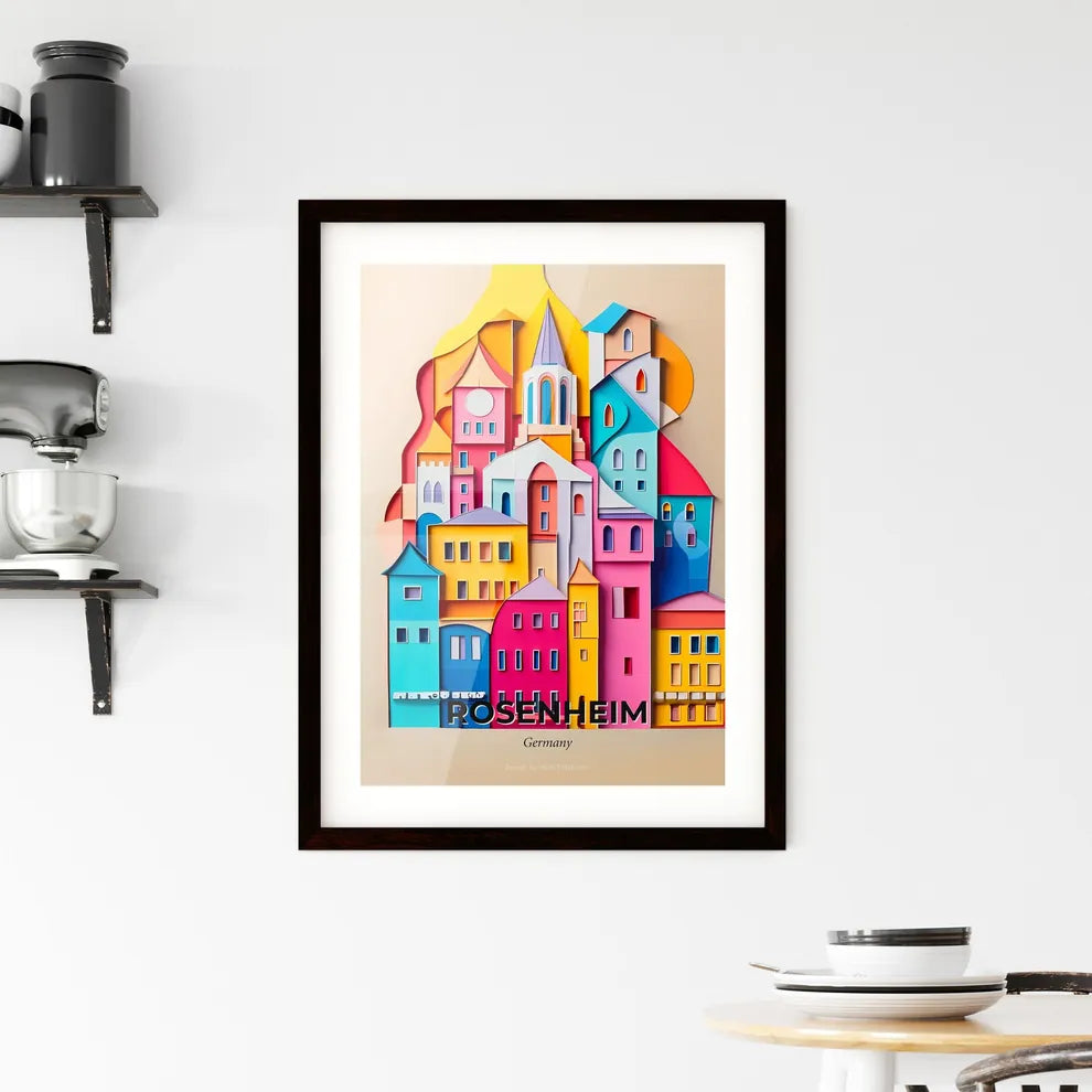 Vivid Rosenheim, Germany, Framed Wall Art