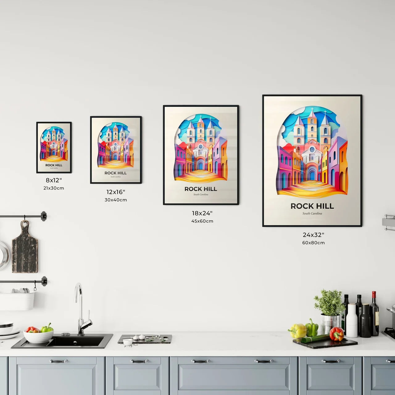 Vivid Rock Hill, South Carolina, Kitchen Art