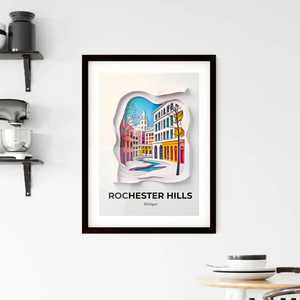 Vivid Rochester Hills, Michigan, Framed Wall Art