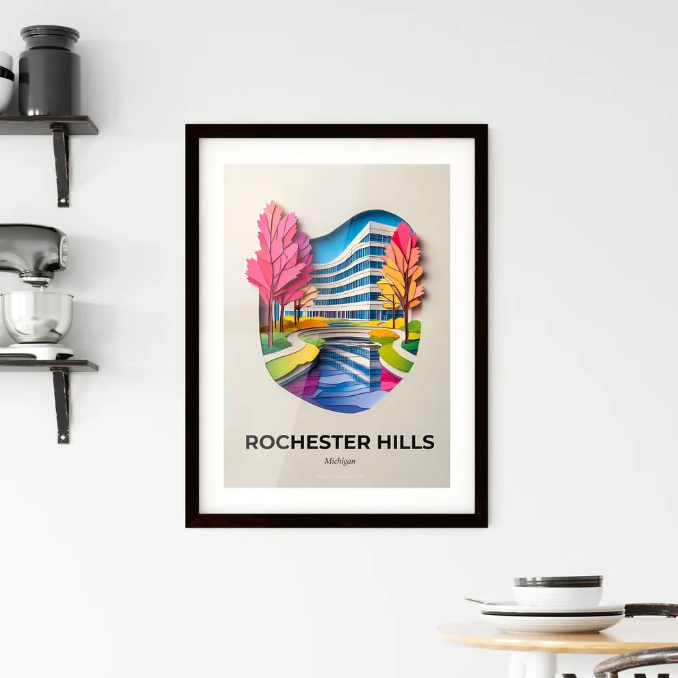 Vivid Rochester Hills, Michigan, Framed Wall Art