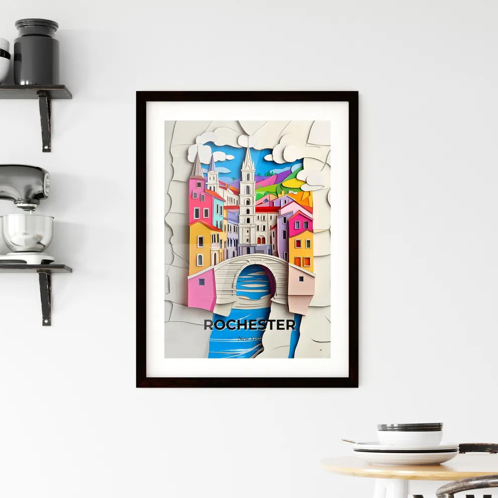 Vivid Rochester, New York, Framed Wall Art