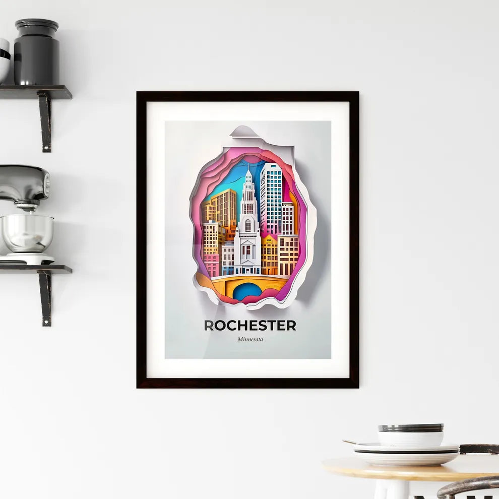 Vivid Rochester, Minnesota, Framed Wall Art