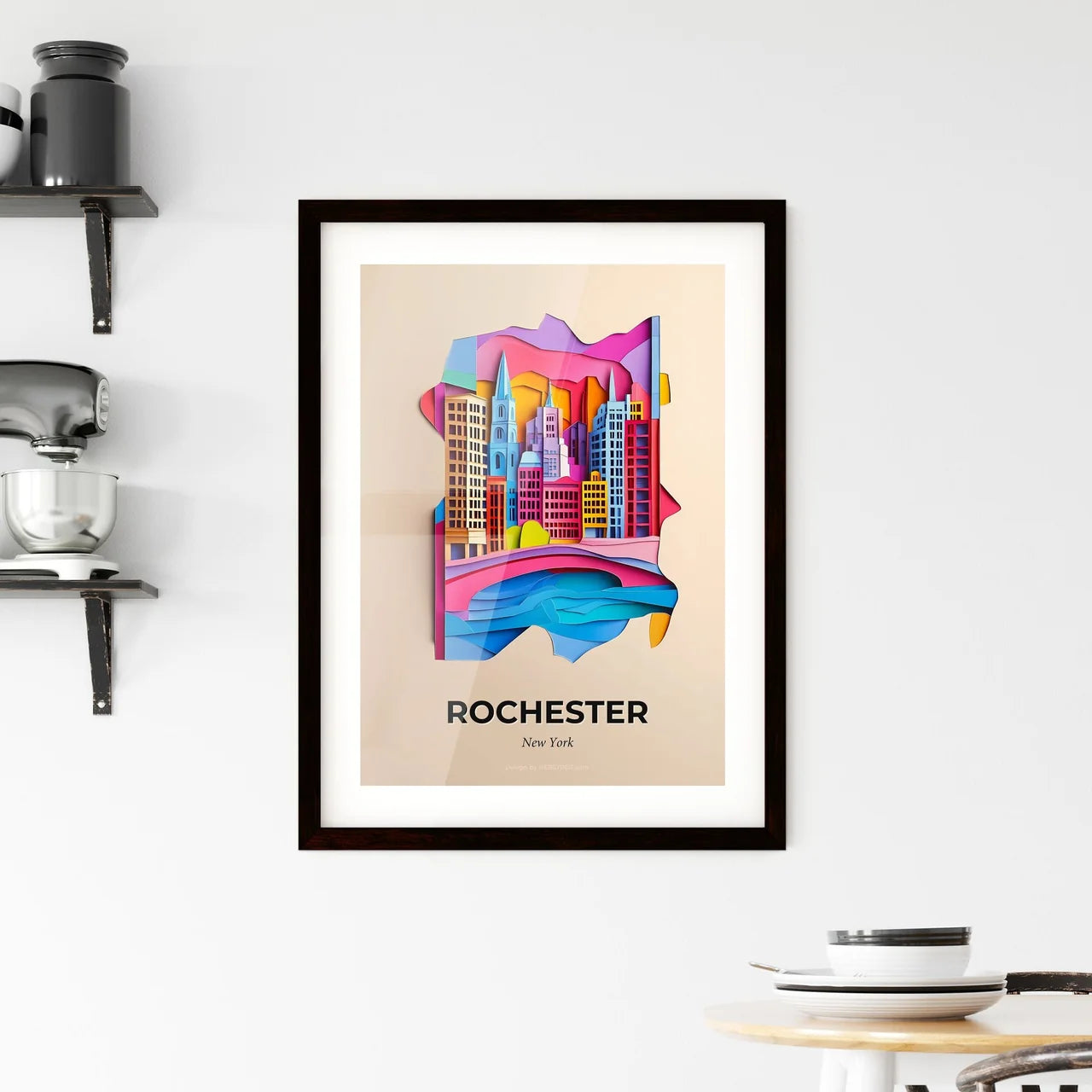 Vivid Rochester, New York, Framed Wall Art