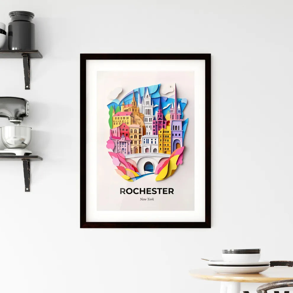 Vivid Rochester, New York, Framed Wall Art