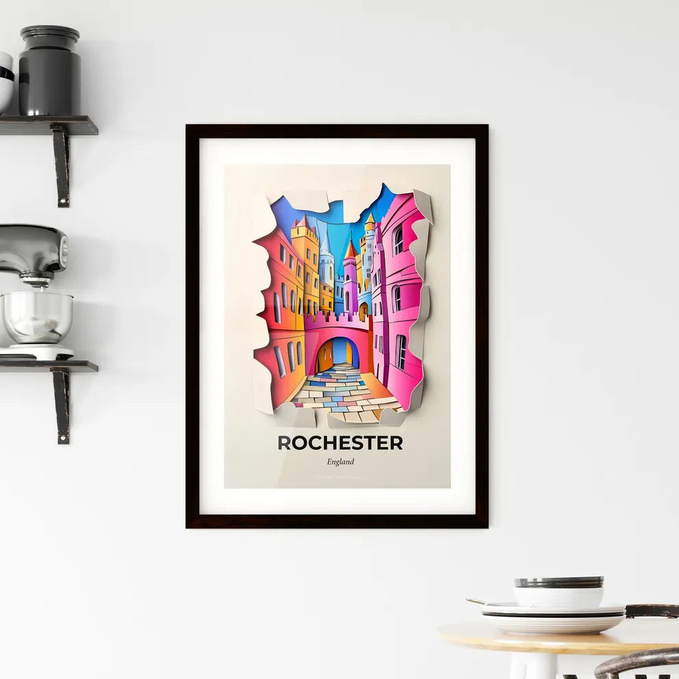 Vivid Rochester, England, Framed Wall Art