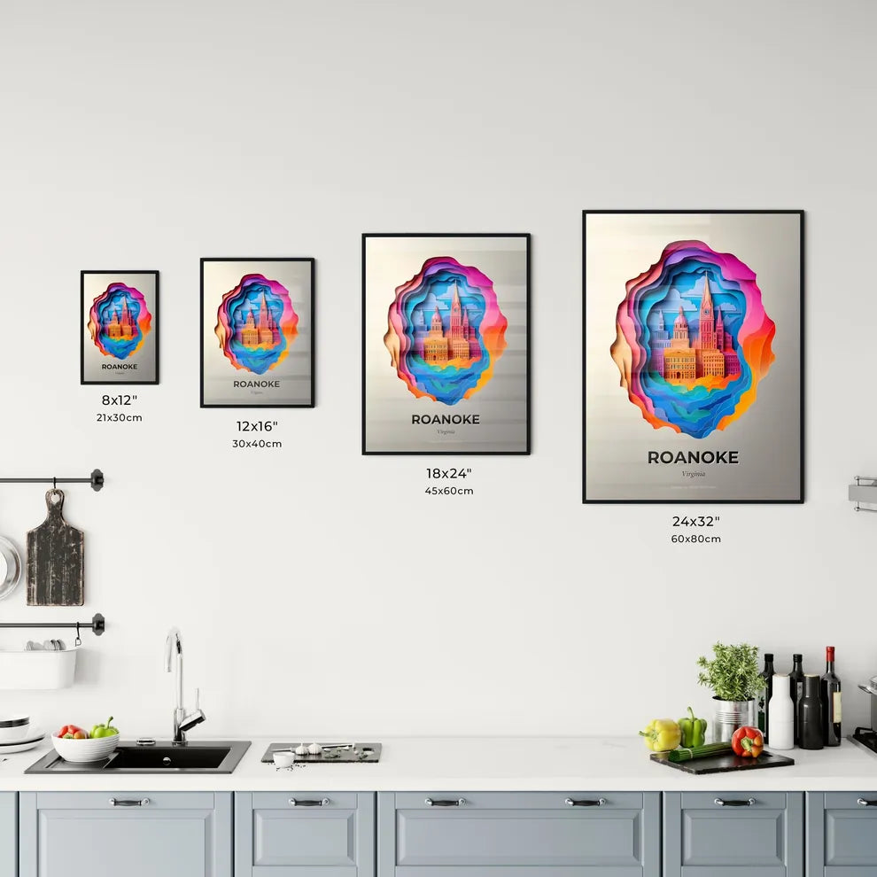 Vivid Roanoke, Virginia, Kitchen Art