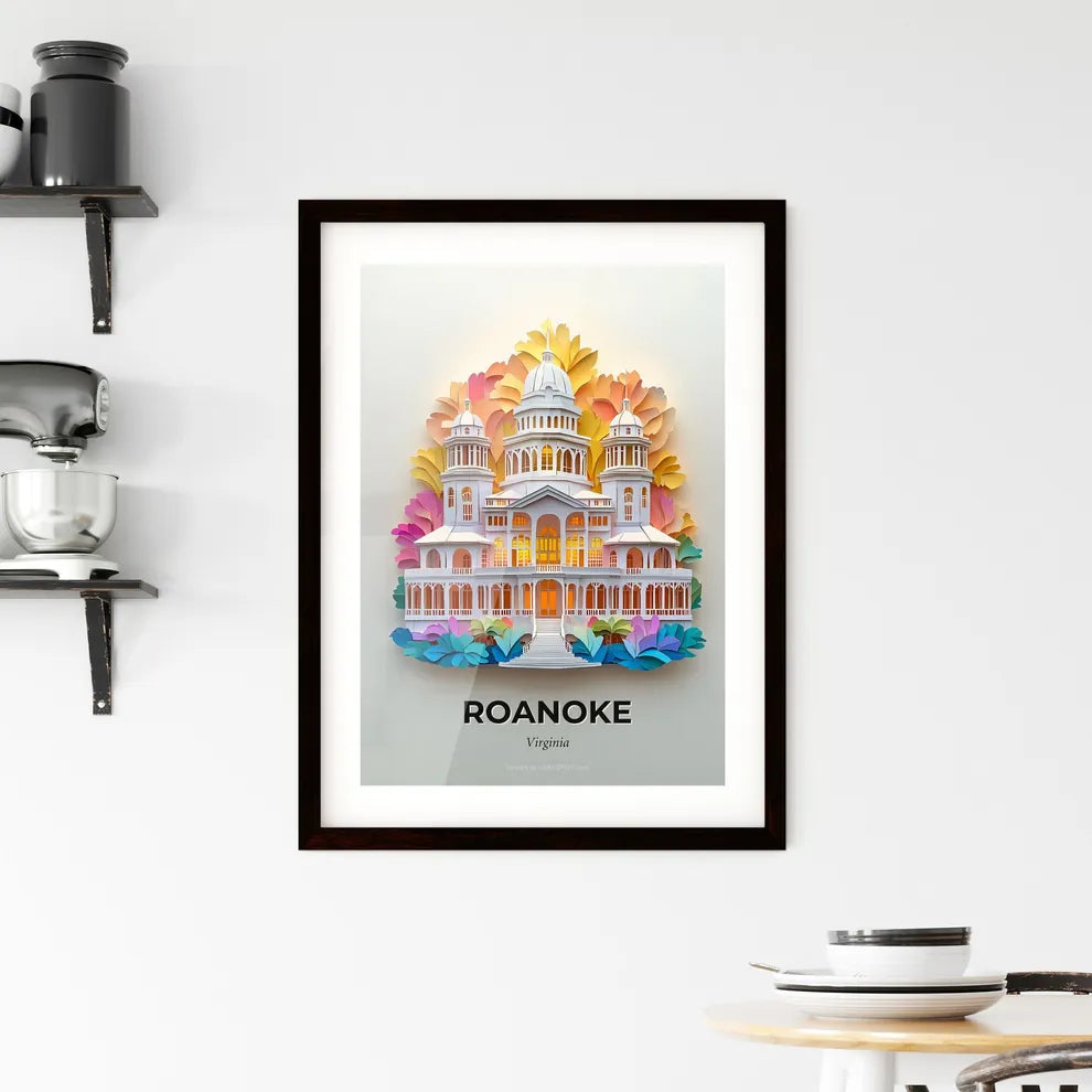 Vivid Roanoke, Virginia, Framed Wall Art