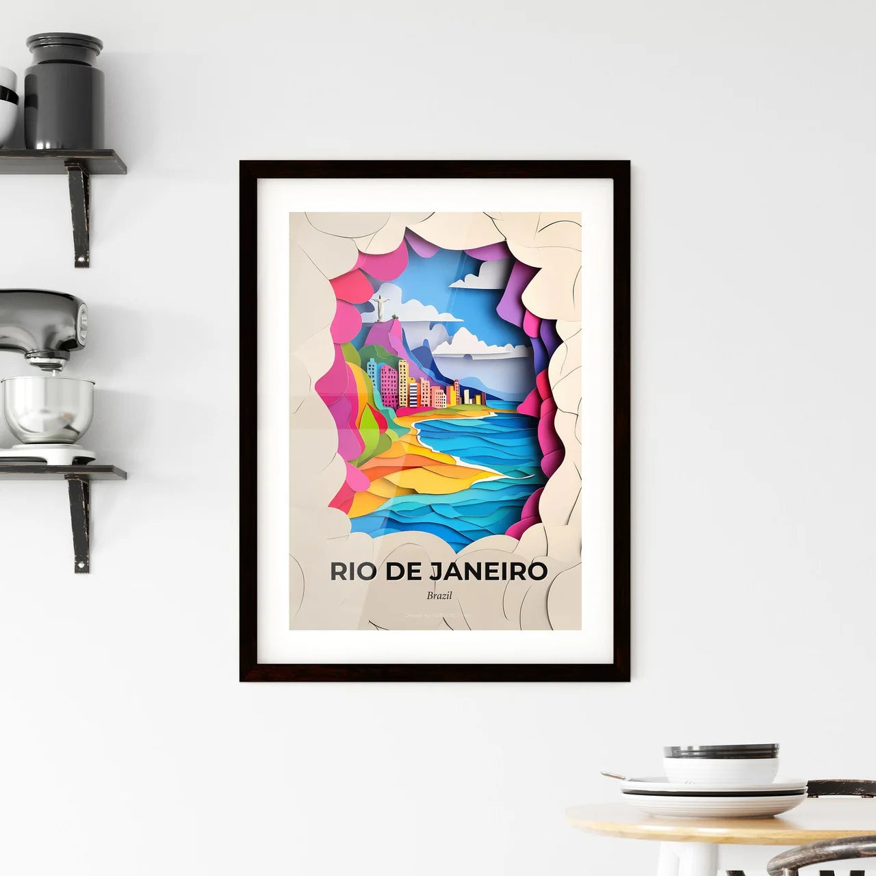 Vivid Rio de Janeiro, Brazil, Framed Wall Art