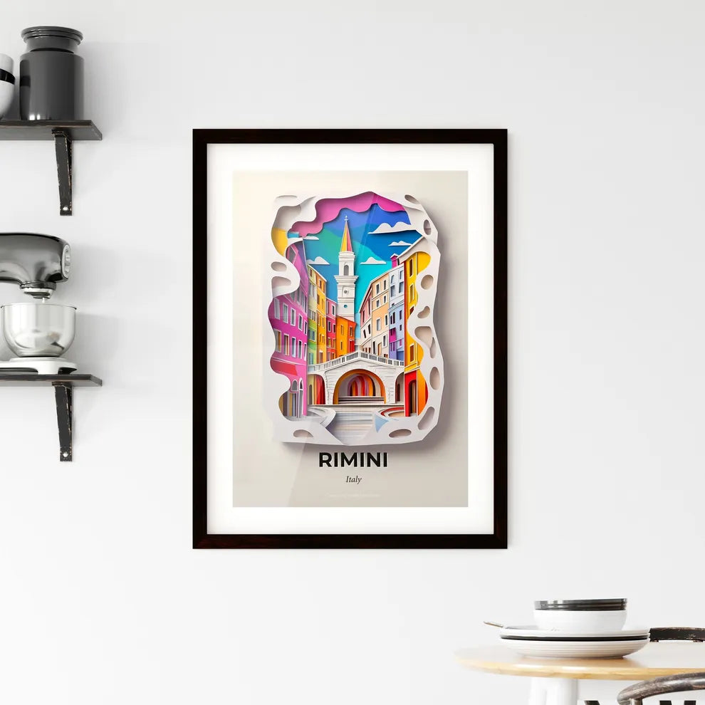 Vivid Rimini, Italy, Framed Wall Art