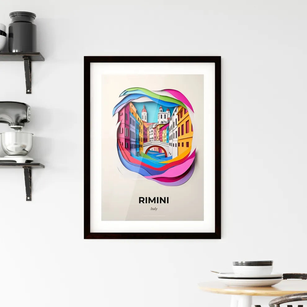 Vivid Rimini, Italy, Framed Wall Art