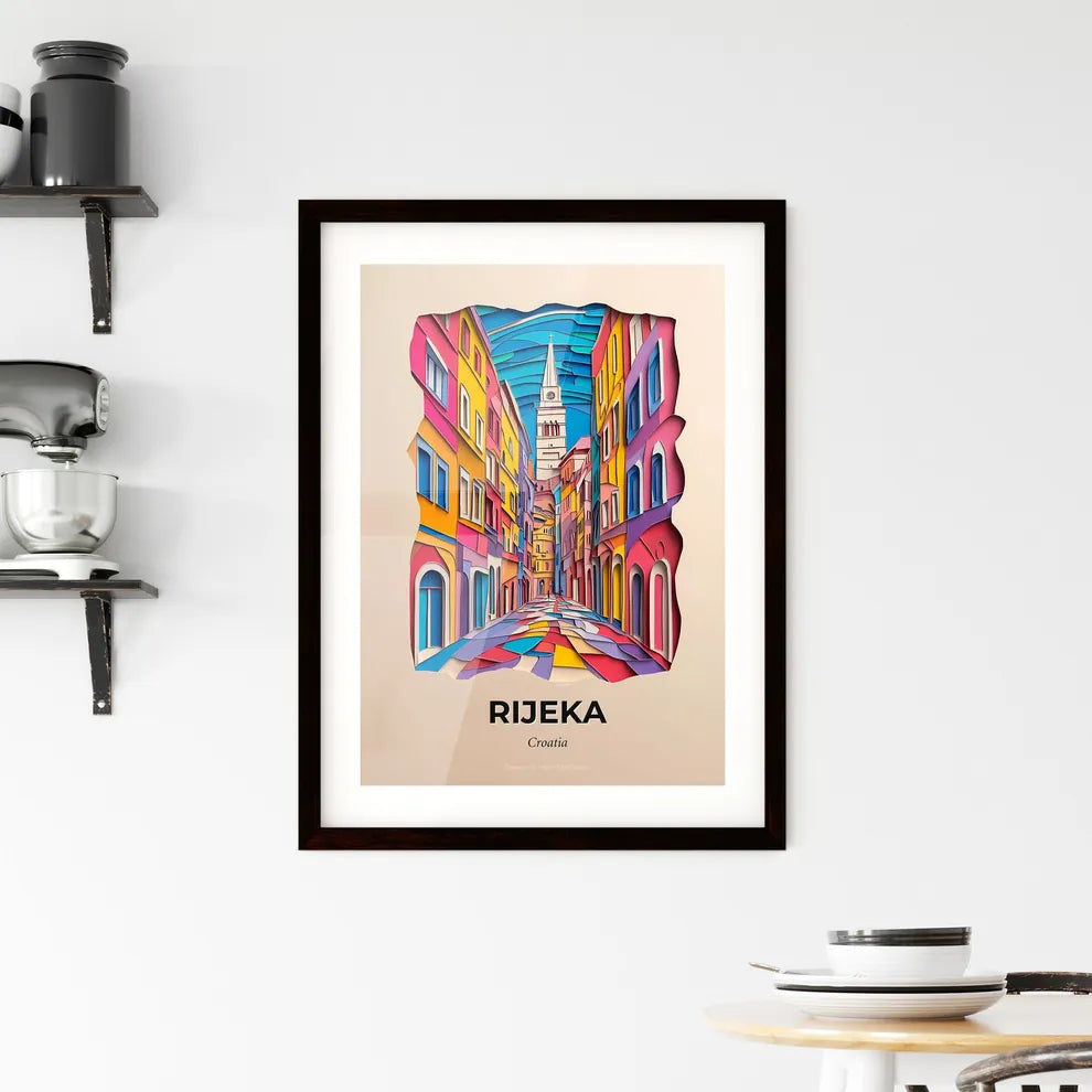 Vivid Rijeka , Croatia, Framed Wall Art