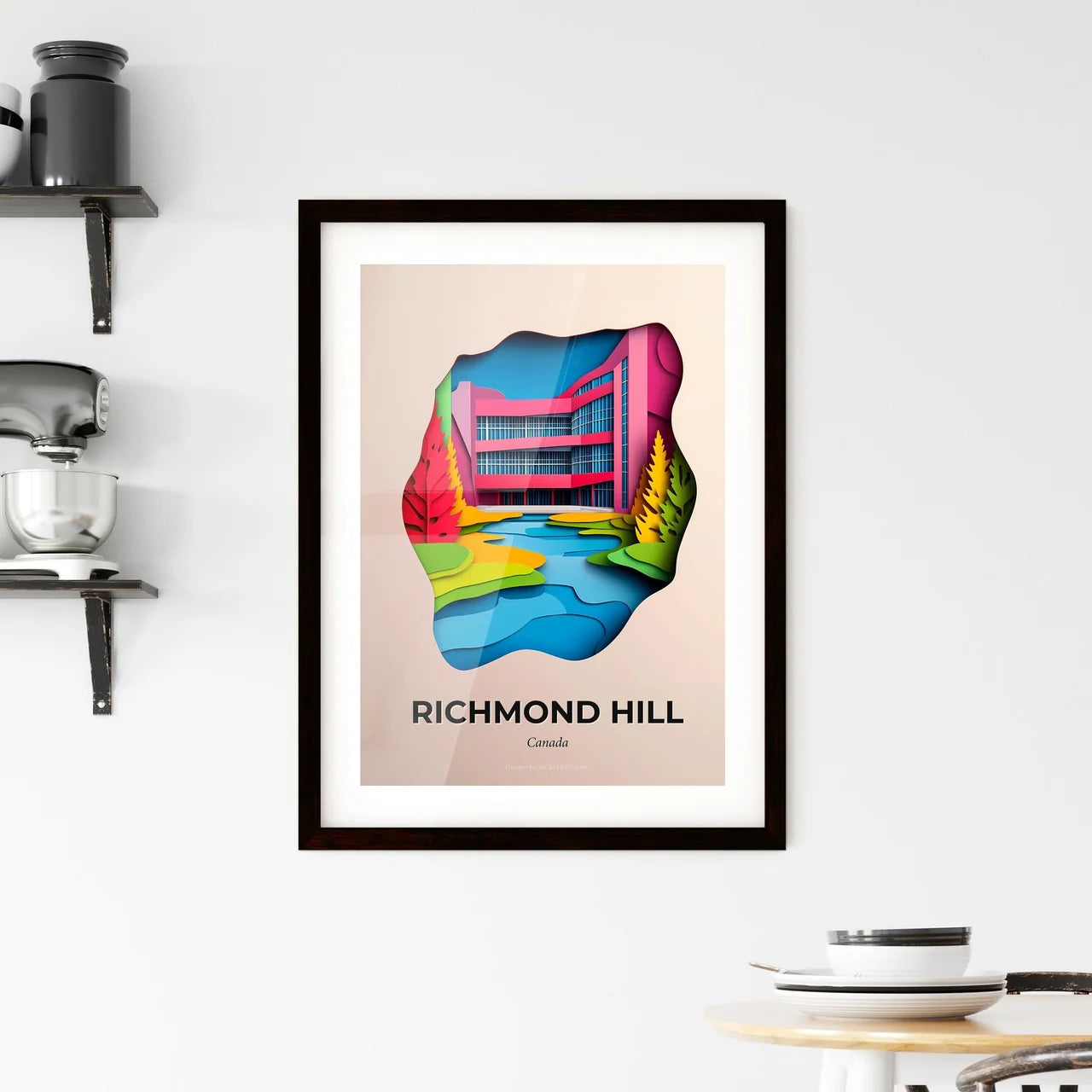 Vivid Richmond Hill, Canada, Framed Wall Art