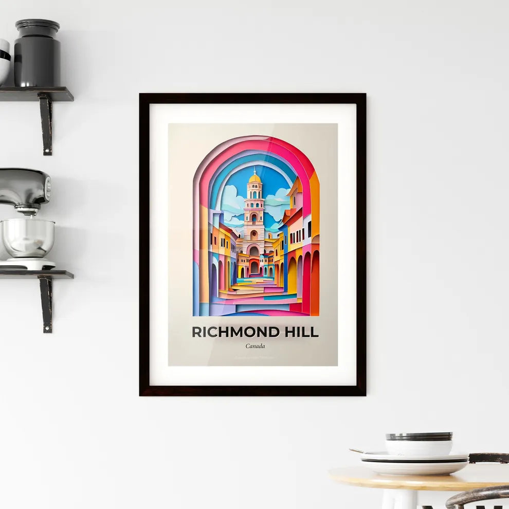 Vivid Richmond Hill, Canada, Framed Wall Art