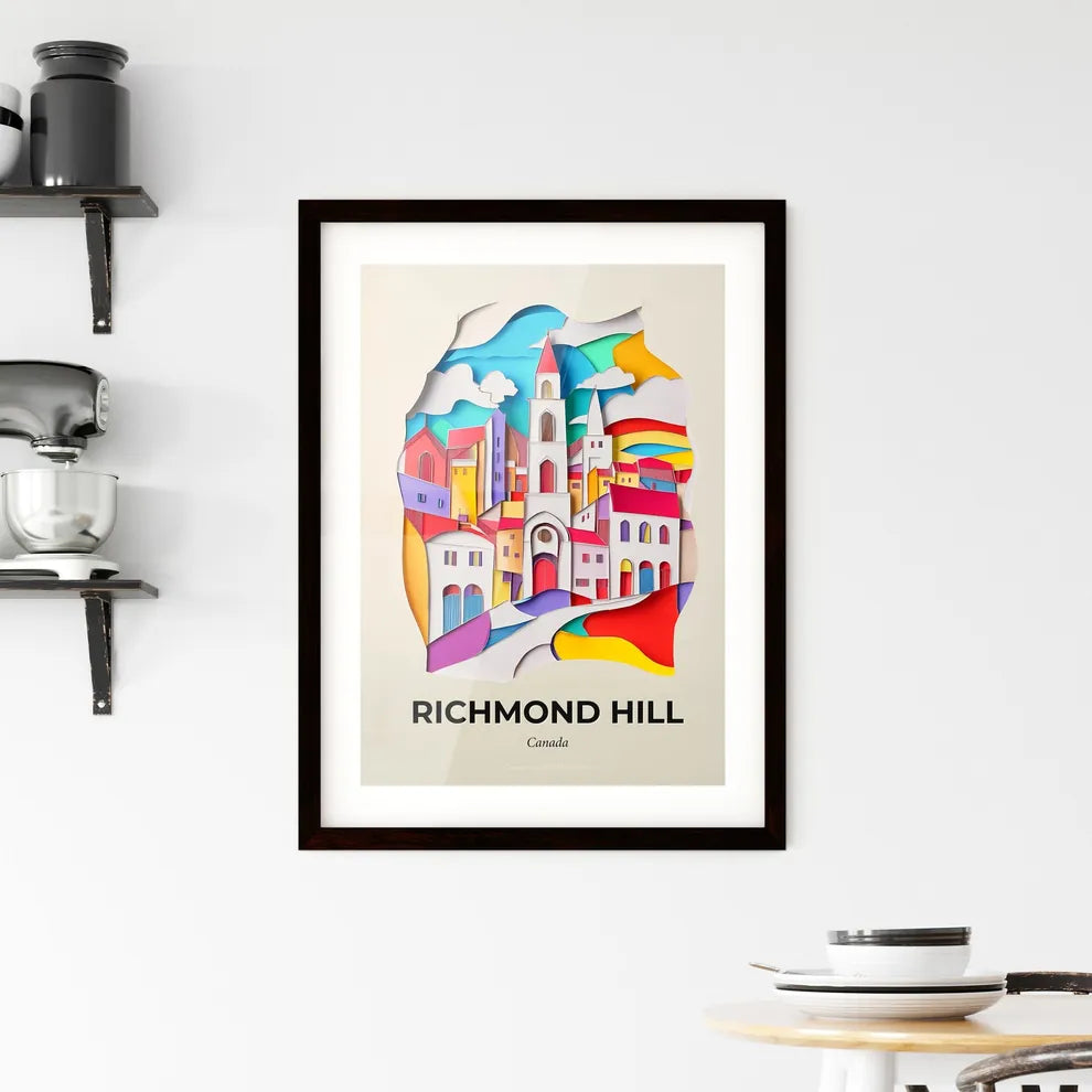 Vivid Richmond Hill, Canada, Framed Wall Art