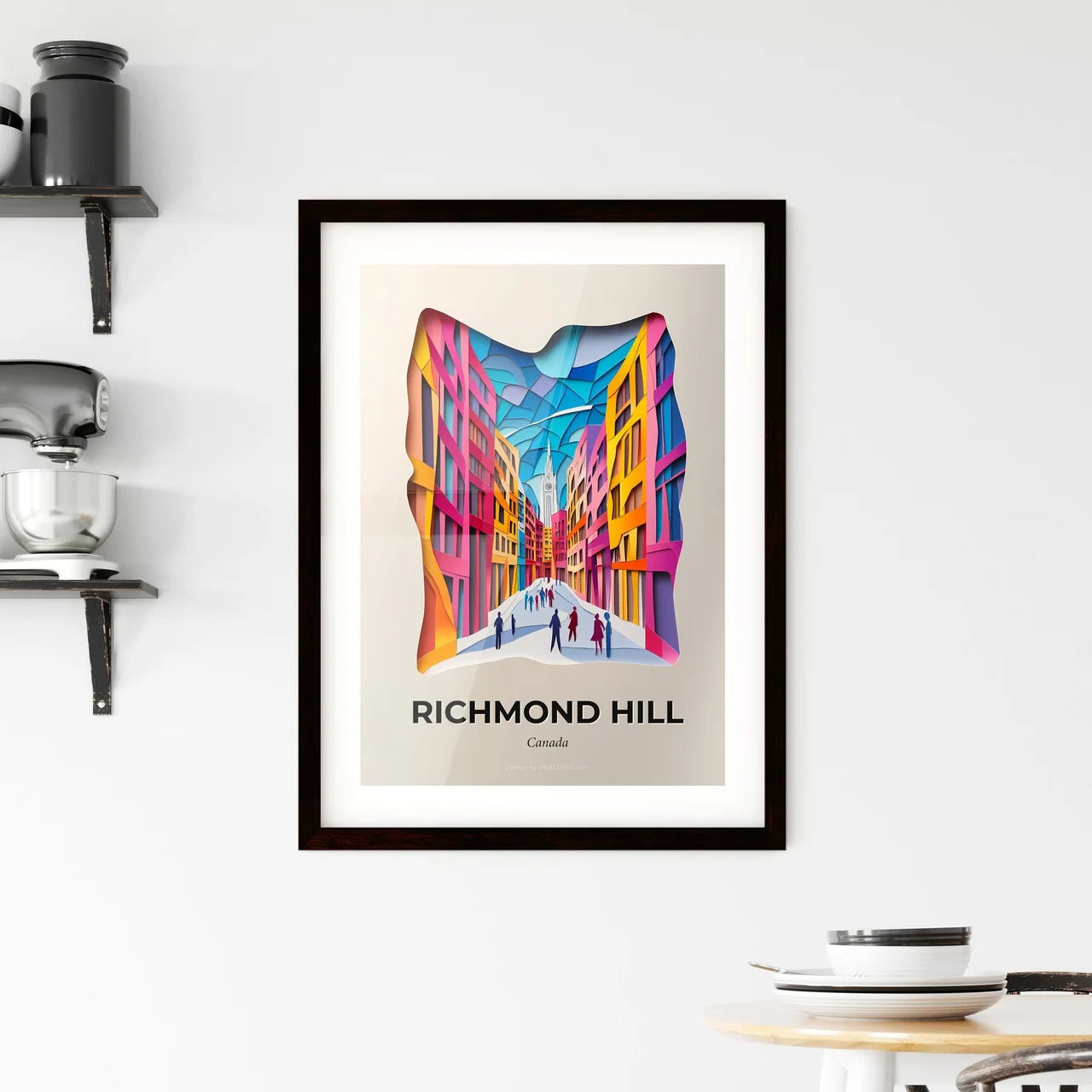 Vivid Richmond Hill, Canada, Framed Wall Art