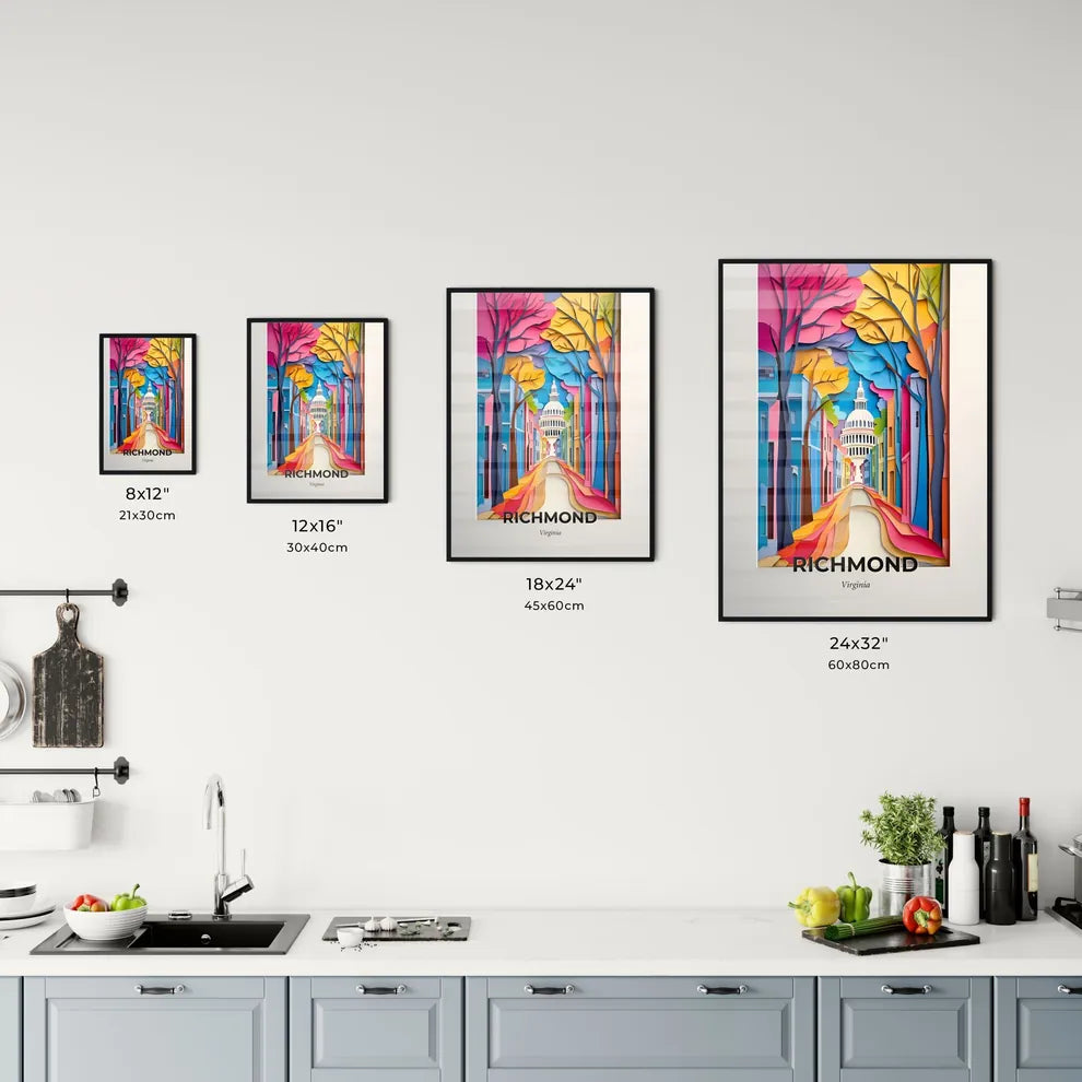 Vivid Richmond, Virginia, Kitchen Art