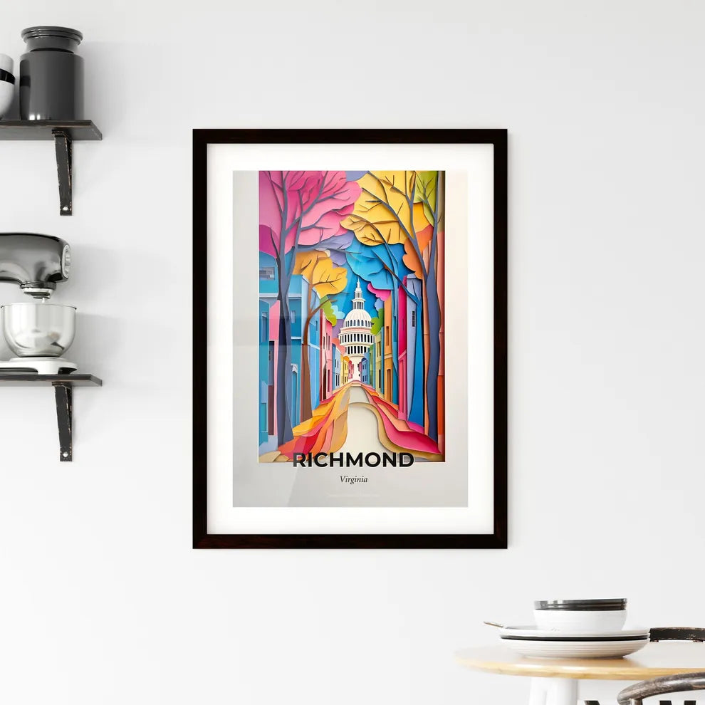 Vivid Richmond, Virginia, Framed Wall Art