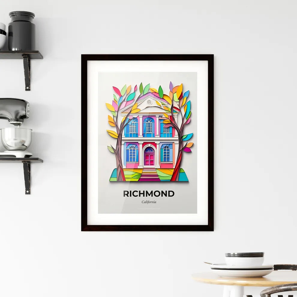 Vivid Richmond, California, Framed Wall Art