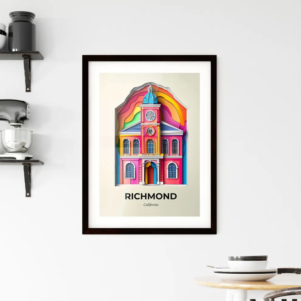 Vivid Richmond, California, Framed Wall Art