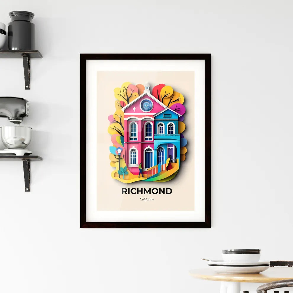 Vivid Richmond, California, Framed Wall Art