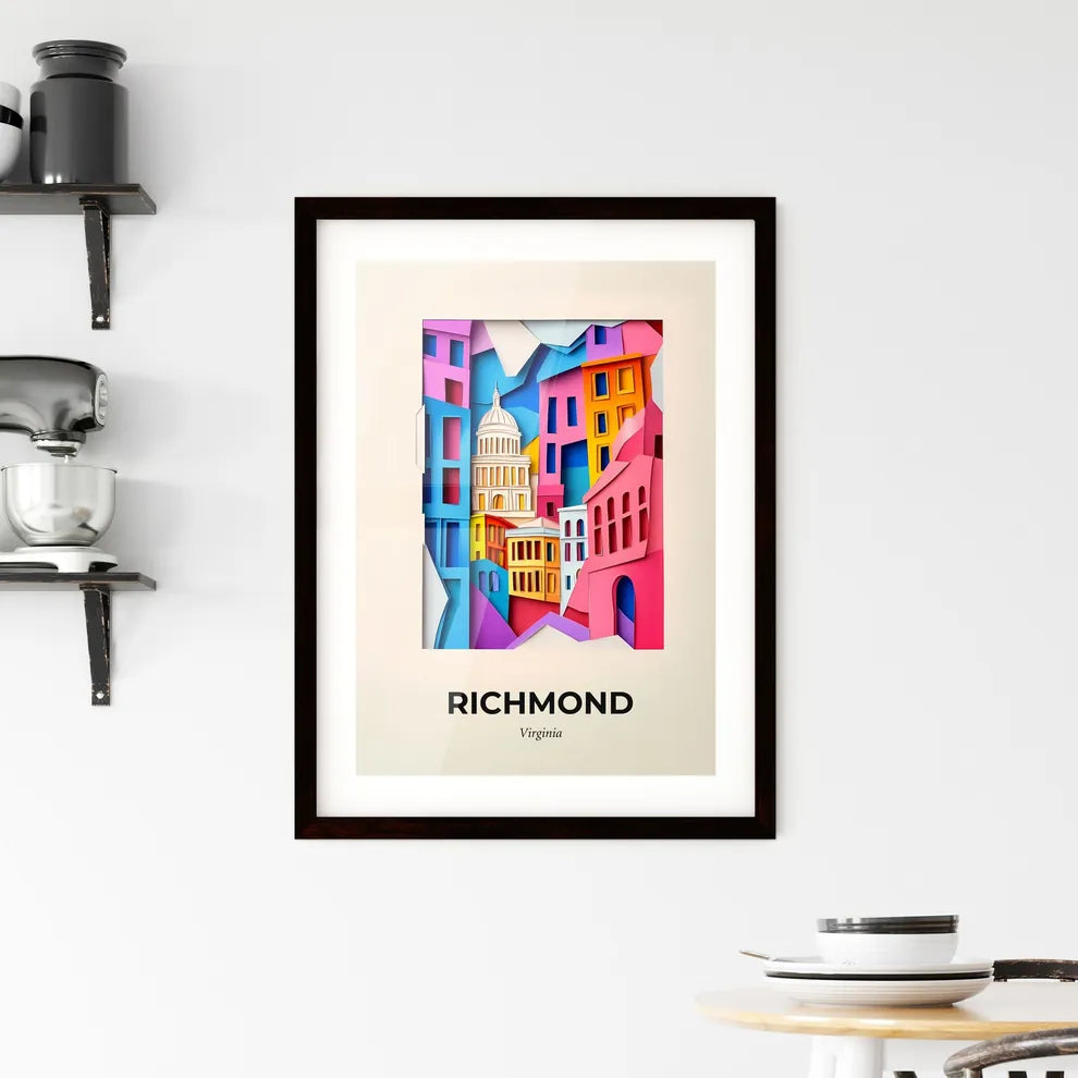 Vivid Richmond, Virginia, Framed Wall Art