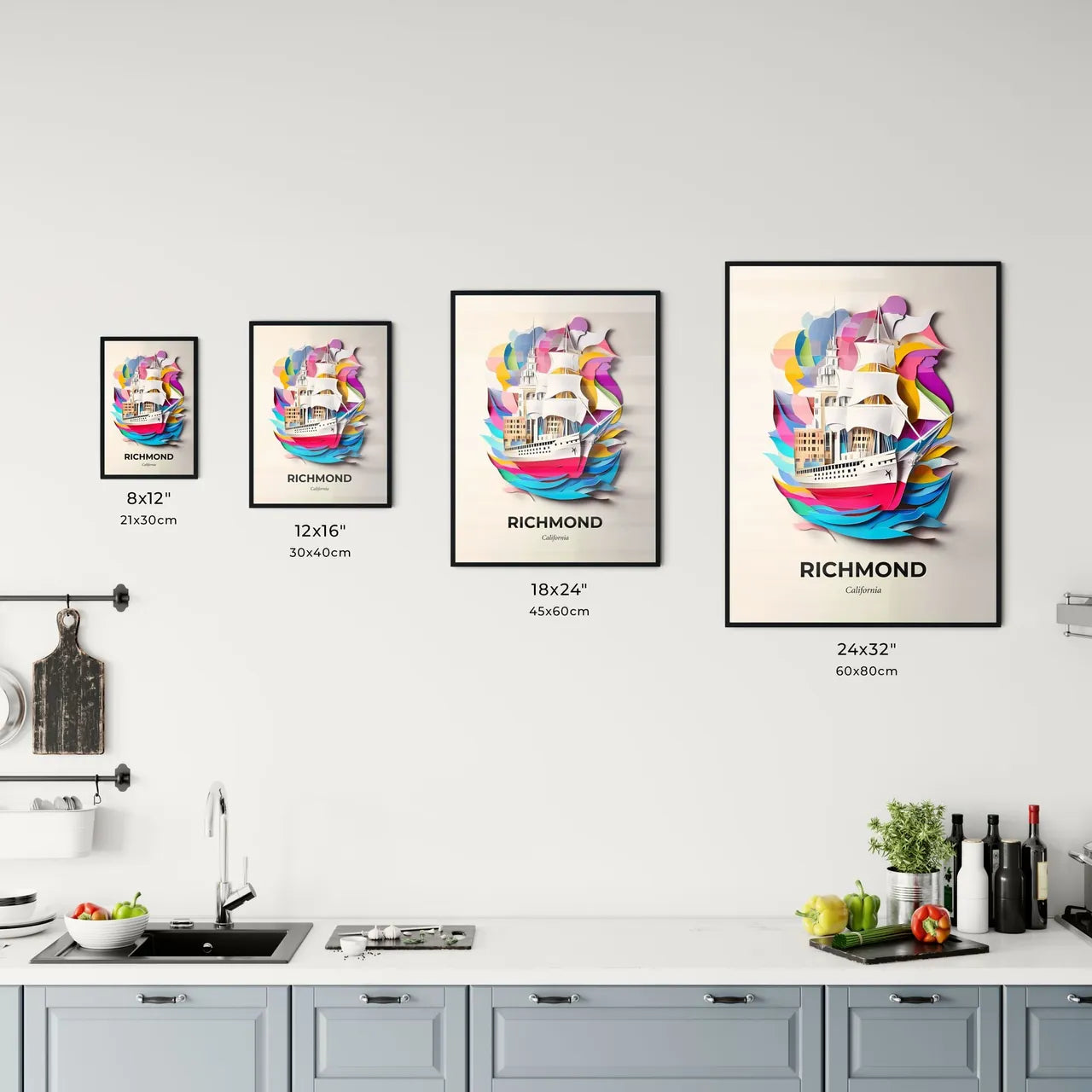 Vivid Richmond, California, Kitchen Art